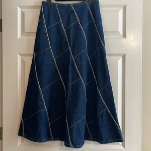 Denim Marisa Christina Skirt (long)